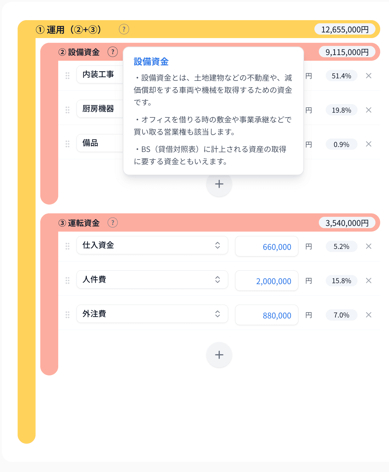 直感的な操作で、
サクサク進む。